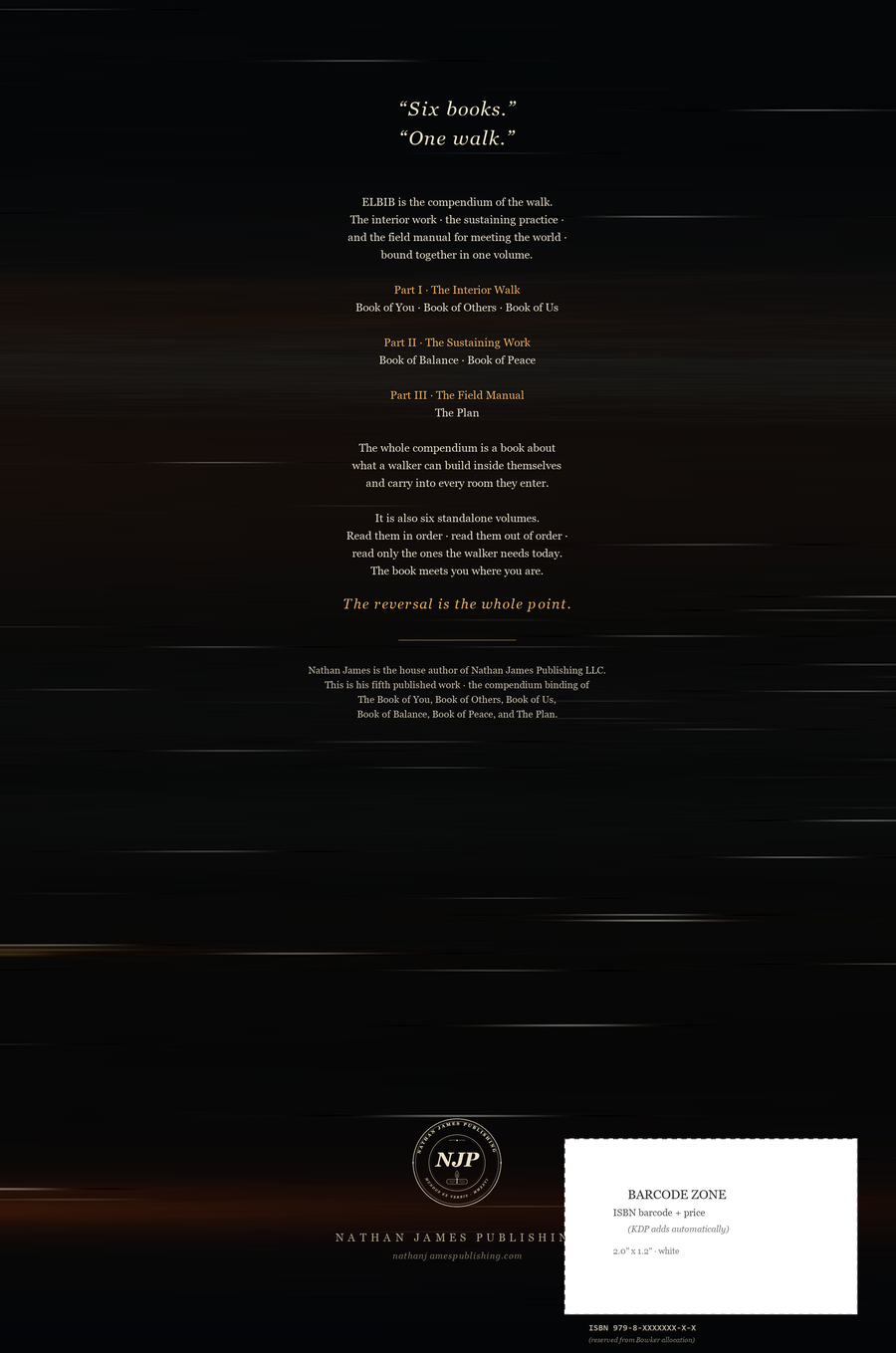 <em>ELBIB</em> back cover